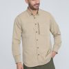 1.- GM001 Kiruna_Dark Beige CAMISA OXWEAR KIRUNA