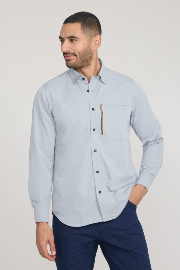 1.- GM001 Kiruna_Light Grey CAMISA OXWEAR KIRUNA