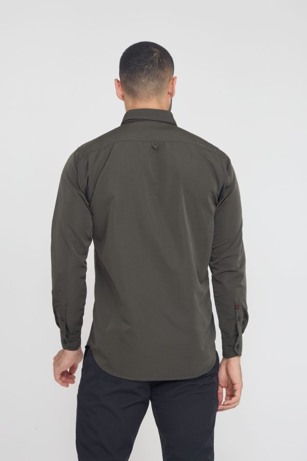 3.- GM001 Kiruna_Dark Green CAMISA OXWEAR KIRUNA