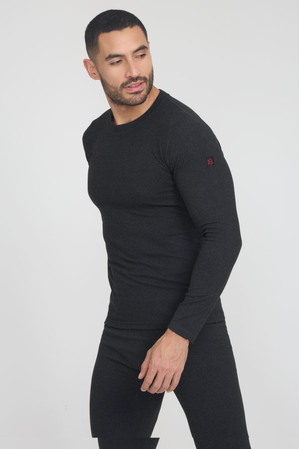 2.- LM001 Badran Top_Black CAMISETA TÉRMICA PRIMERA CAPA OXWEAR BADRAN BLACK